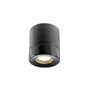 Light on Downlight Badstu svart IP44